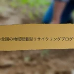 日本全国の地域密着型リサイクリングプログラム